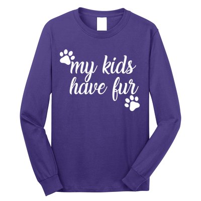 My Kids Have Fur Long Sleeve Shirt