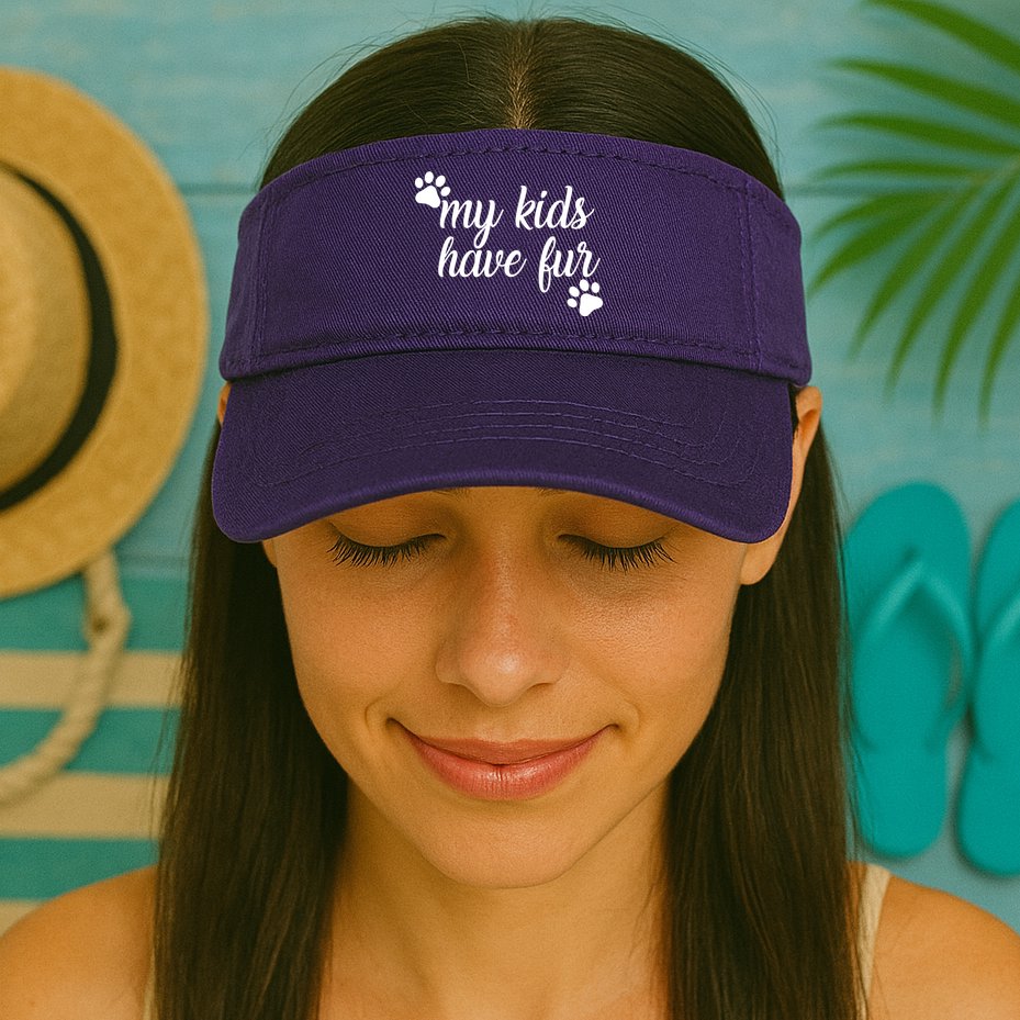 My Kids Have Fur Visor