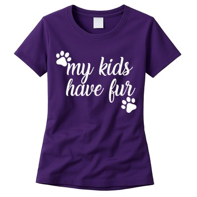 My Kids Have Fur Womens T-Shirt