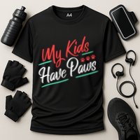 My Kids Have Paws Pet Owner Cooling Performance Crew T-Shirt