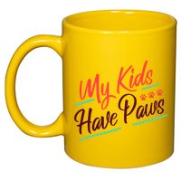 My Kids Have Paws Pet Owner 11oz C Handle Ceramic Mug
