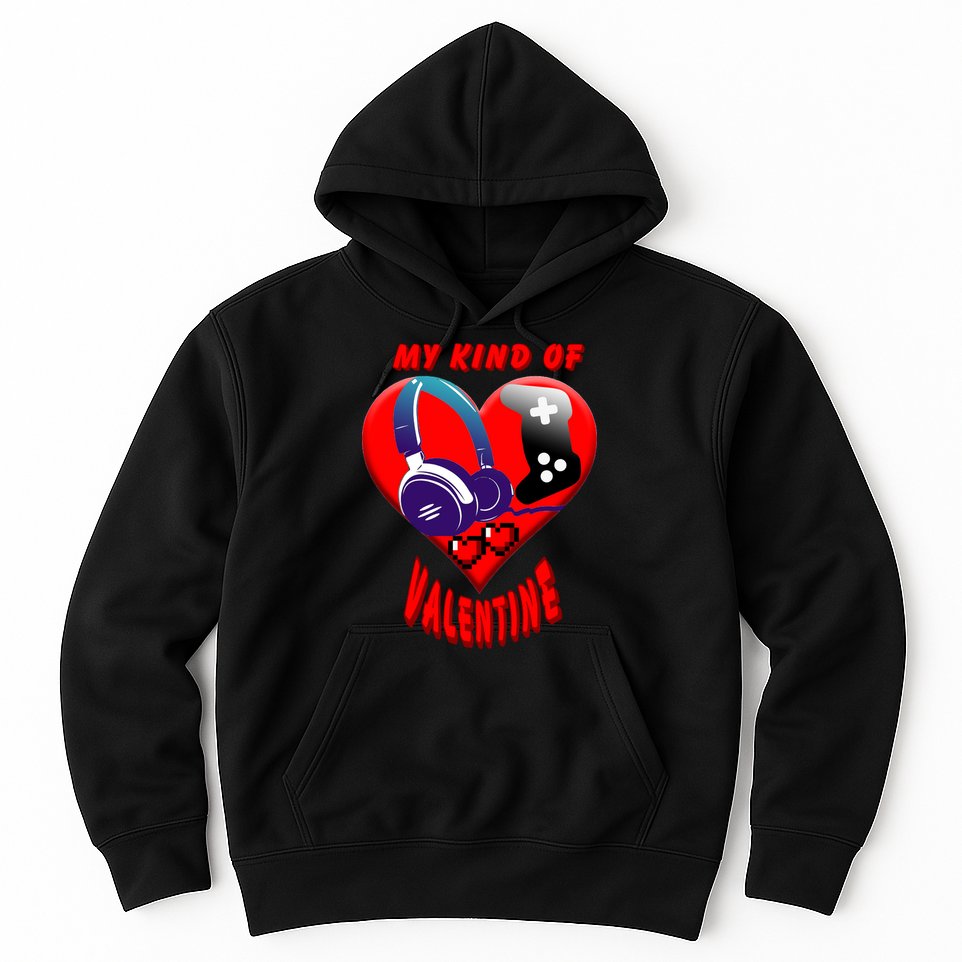 My Kind Of Valentine Gamer  Hoodie