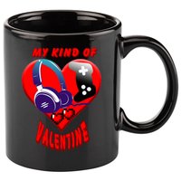 My Kind Of Valentine Gamer  11oz C Handle Ceramic Mug