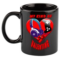 My Kind Of Valentine Gamer  11oz C Handle Ceramic Mug
