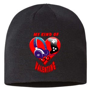 My Kind Of Valentine Gamer  Sustainable Beanie