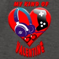 My Kind Of Valentine Gamer  Vector Backpack