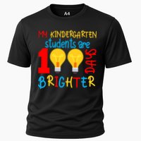 My Kindergarten Student Are 100 Days Brighter Cooling Performance Crew T-Shirt