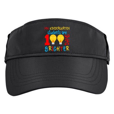 My Kindergarten Student Are 100 Days Brighter Adult Drive Performance Visor