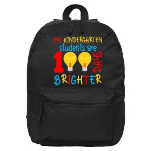 My Kindergarten Student Are 100 Days Brighter 16 in Basic Backpack