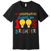 My Kindergarten Student Are 100 Days Brighter Premium T-Shirt