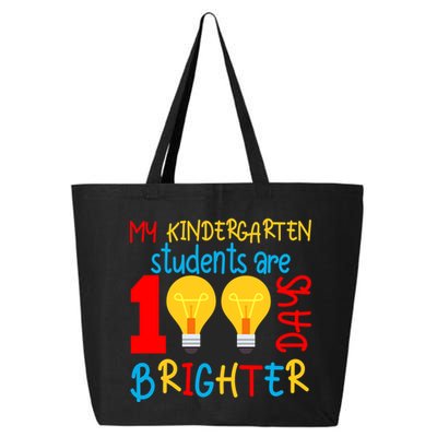 My Kindergarten Student Are 100 Days Brighter 25L Jumbo Tote
