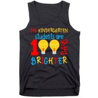 My Kindergarten Student Are 100 Days Brighter Tank Top