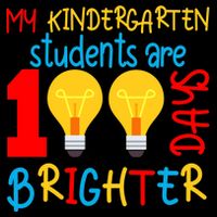 My Kindergarten Student Are 100 Days Brighter Toddler T-Shirt