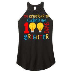 My Kindergarten Student Are 100 Days Brighter Women’s Perfect Tri Rocker Tank