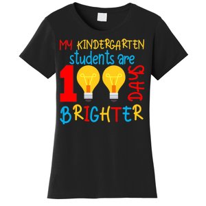 My Kindergarten Student Are 100 Days Brighter Women's T-Shirt