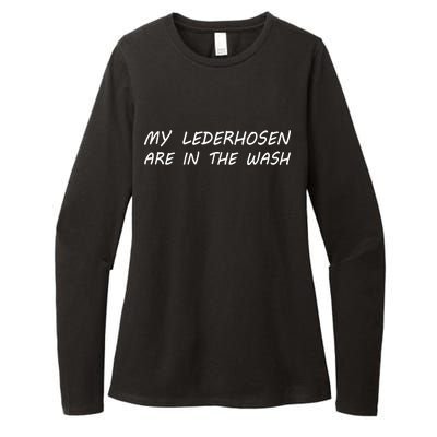 My Lederhosen Are In The Wash Womens CVC Long Sleeve Shirt