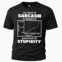 My Level Of Sarcasm Depends On Your Level Of Stupidity Performance Shirt
