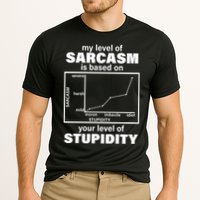 My Level Of Sarcasm Depends On Your Level Of Stupidity Performance Shirt