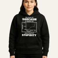 My Level Of Sarcasm Depends On Your Level Of Stupidity Hoodie