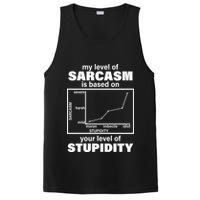 My Level Of Sarcasm Depends On Your Level Of Stupidity PosiCharge Competitor Tank