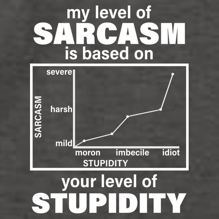My Level Of Sarcasm Depends On Your Level Of Stupidity Vector Backpack