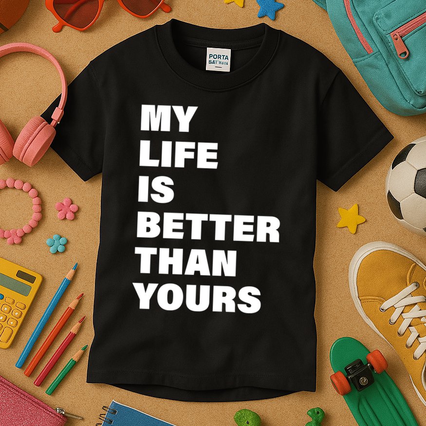 My Life Is Better Than Yours Kids T-Shirt