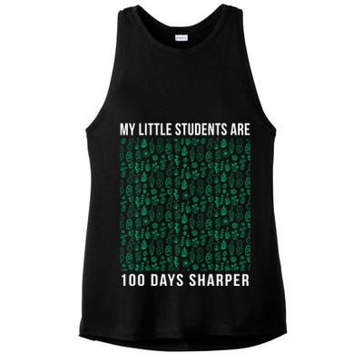 My Little Students Are 100 Days Sharper Ladies PosiCharge Tri-Blend Wicking Tank