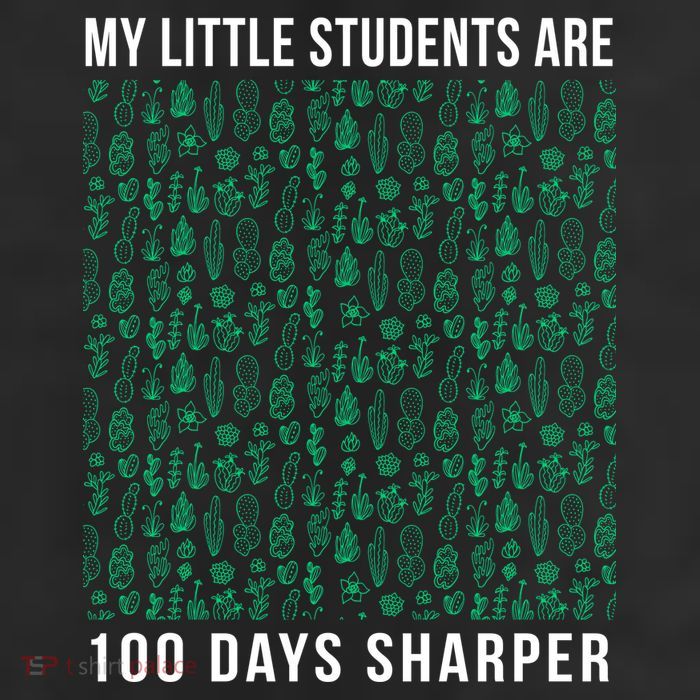 My Little Students Are 100 Days Sharper 7 Panel Mesh Trucker Snapback Hat