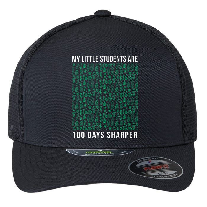 My Little Students Are 100 Days Sharper Flexfit Unipanel Trucker Cap