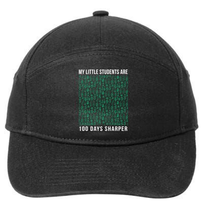 My Little Students Are 100 Days Sharper 7-Panel Snapback Hat