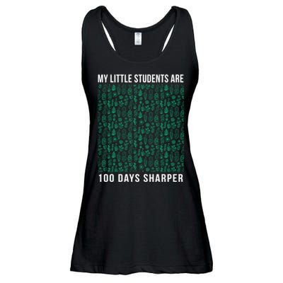 My Little Students Are 100 Days Sharper Ladies Essential Flowy Tank