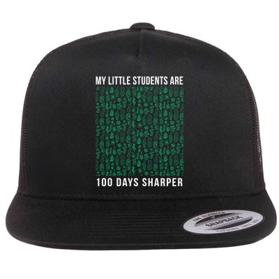 My Little Students Are 100 Days Sharper Flatbill Hat