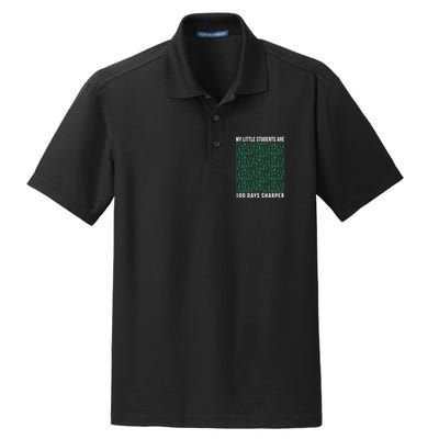My Little Students Are 100 Days Sharper Dry Zone Grid Polo
