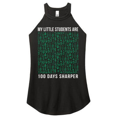 My Little Students Are 100 Days Sharper Women's Perfect Tri Rocker Tank