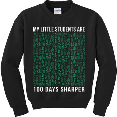 My Little Students Are 100 Days Sharper Kids Sweatshirt