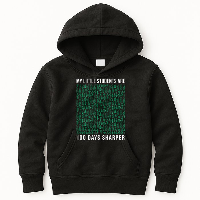 My Little Students Are 100 Days Sharper Kids Hoodie