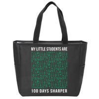 My Little Students Are 100 Days Sharper Zip Tote Bag