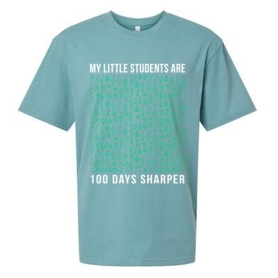 My Little Students Are 100 Days Sharper Sueded Cloud Jersey T-Shirt