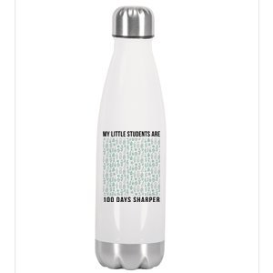 My Little Students Are 100 Days Sharper Stainless Steel Insulated Water Bottle