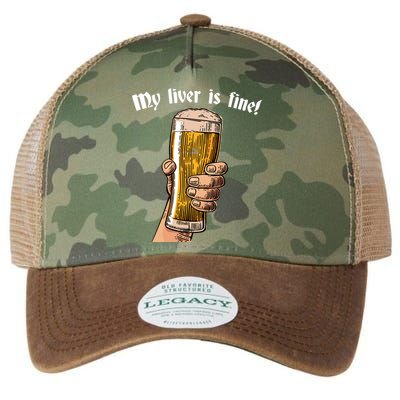 My Liver Is Fine Legacy Tie Dye Trucker Hat