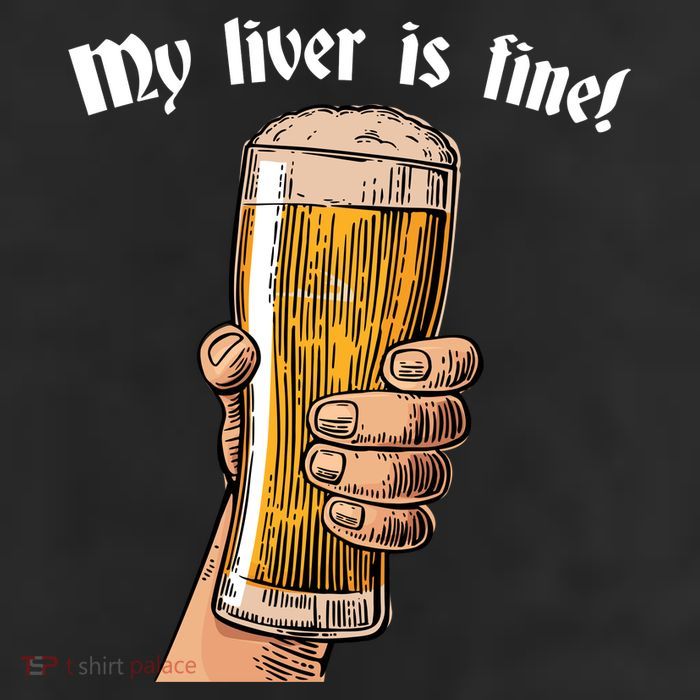 My Liver Is Fine 11oz C Handle Ceramic Mug
