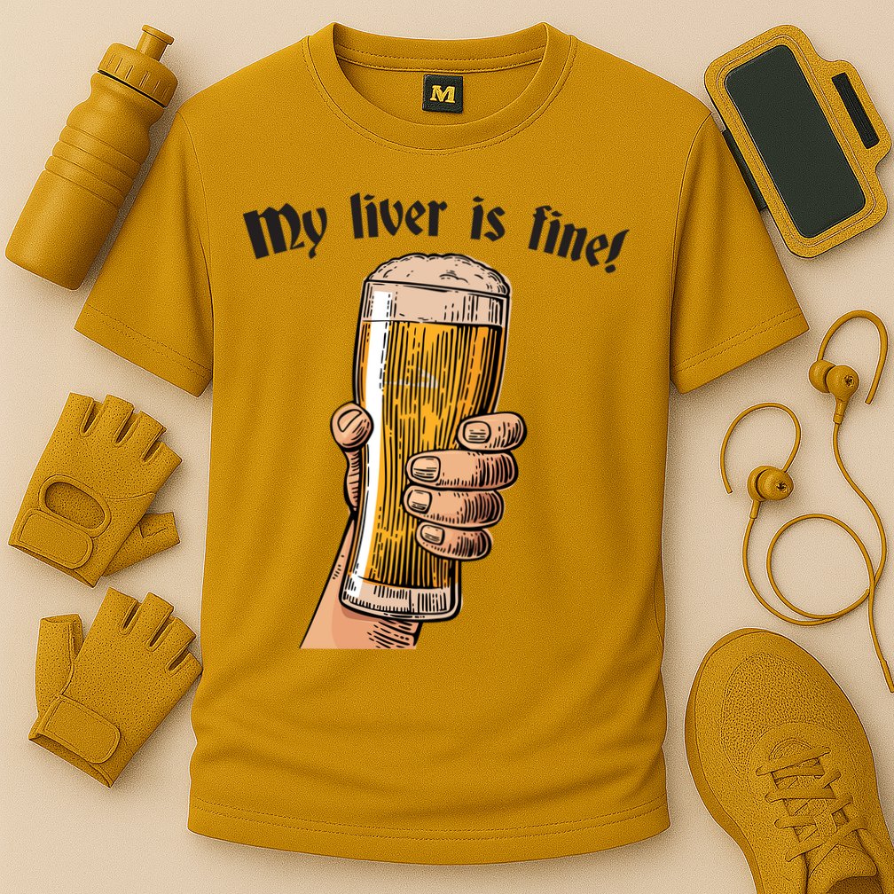 My Liver Is Fine Performance Shirt