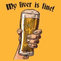 My Liver Is Fine Cooling Performance Long Sleeve Crew