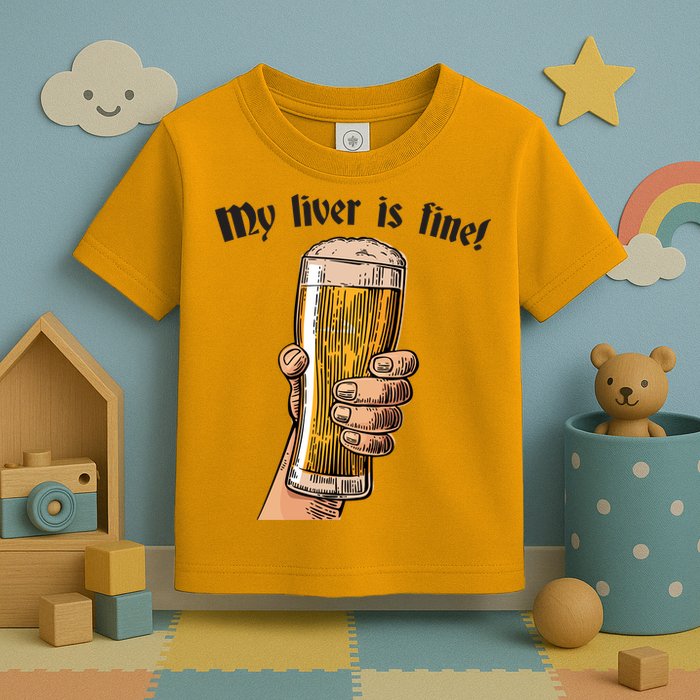 My Liver Is Fine Toddler T-Shirt
