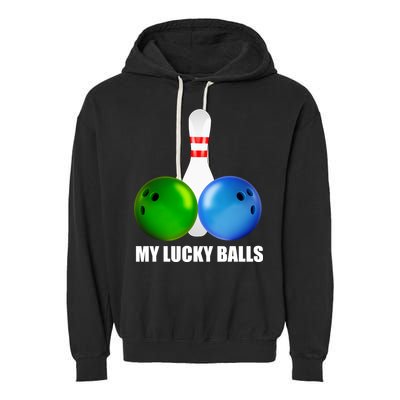 My Lucky Balls Garment-Dyed Fleece Hoodie