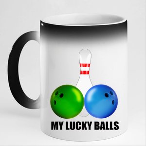 My Lucky Balls 11oz Black Color Changing Mug