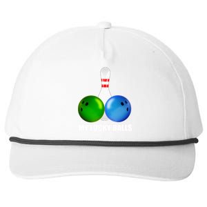 My Lucky Balls Snapback Five-Panel Rope Hat