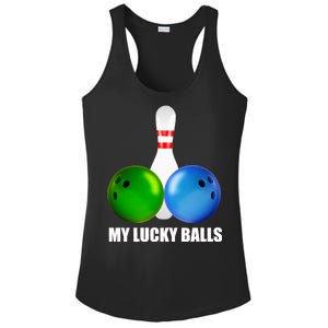 My Lucky Balls Ladies PosiCharge Competitor Racerback Tank