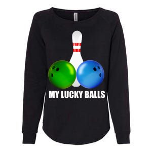 My Lucky Balls Womens California Wash Sweatshirt