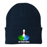 My Lucky Balls Knit Cap Winter Beanie